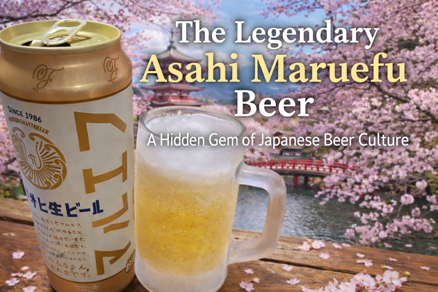 Asahi Maruefu Japanese beer