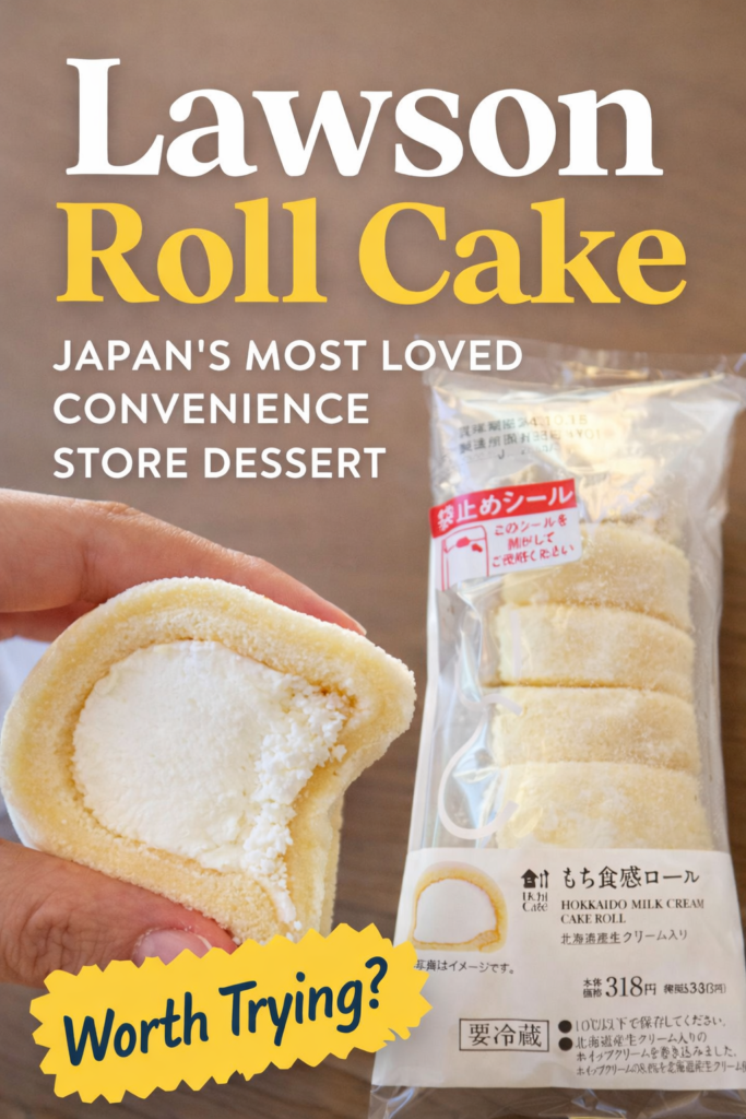 Lawson roll cake Japan Konbini