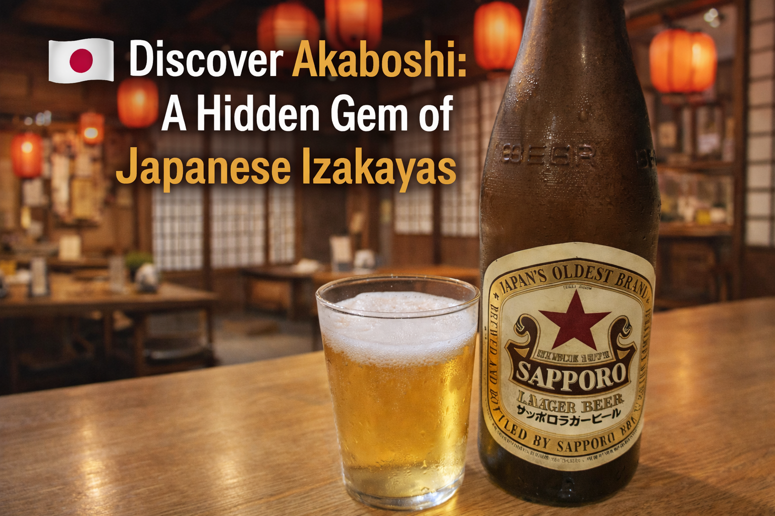 Sapporo Red Star Beer