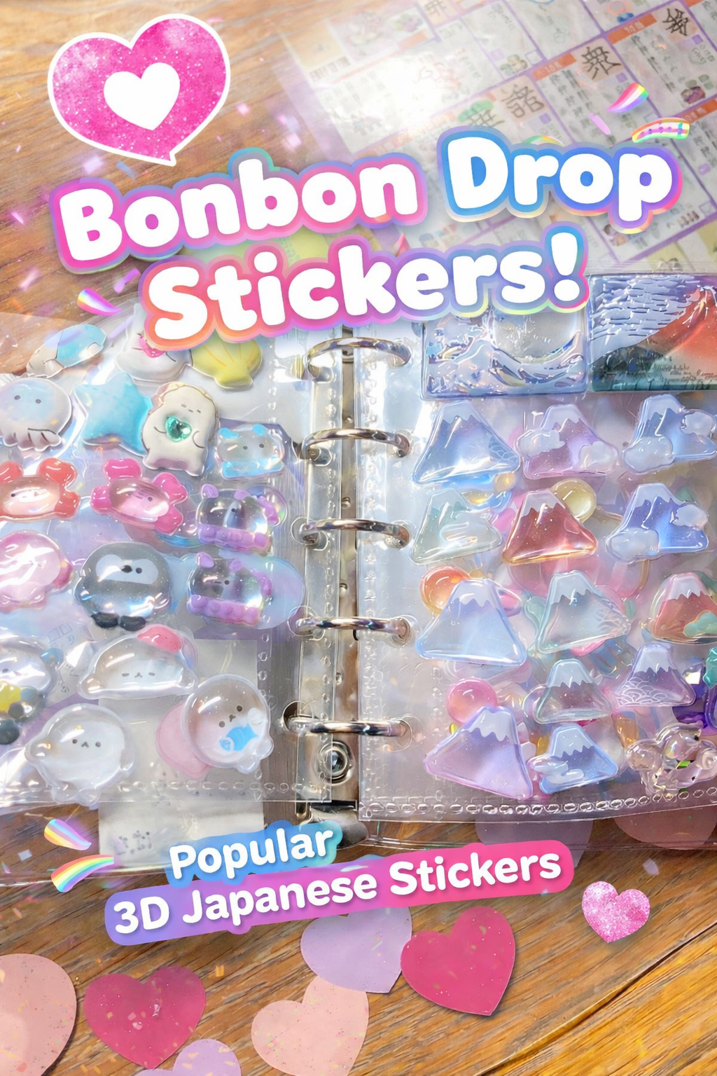 Bon Bon Drop Stickers kawaii